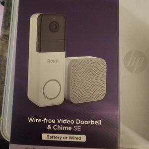 Roku Purple Video Doorbell with Chime